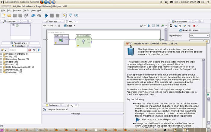 Software estadístico. RapidMiner